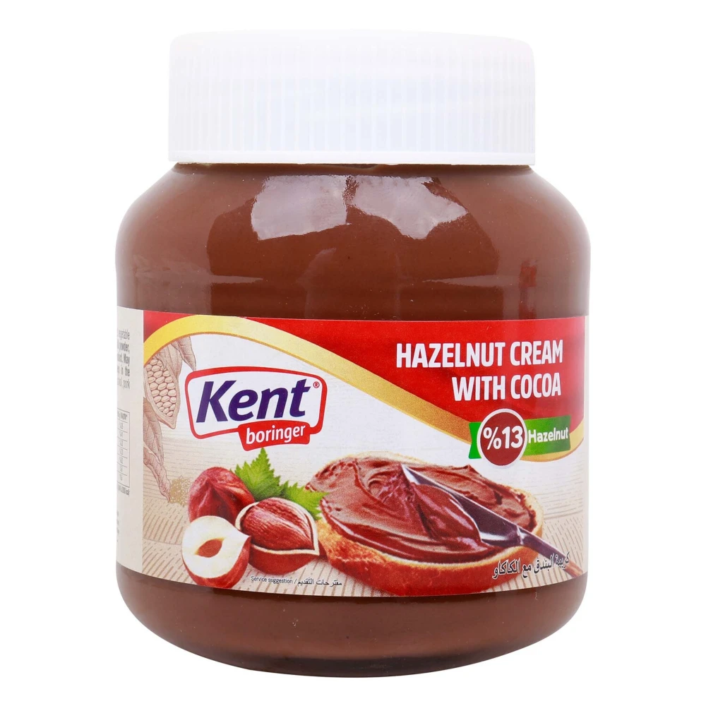 Kent Boringer Hazelnut Cream With Cocoa 350g