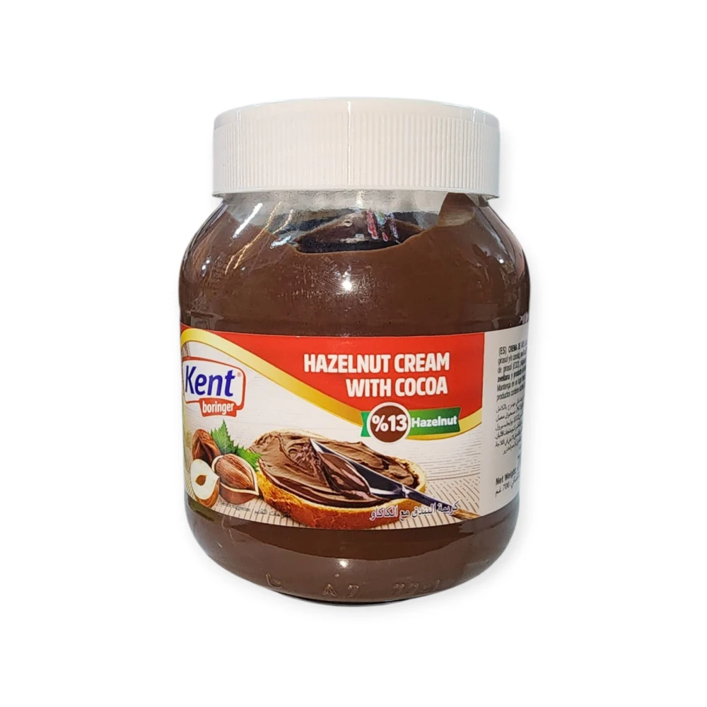 Kent Boringer Hazelnut Cream With Cocoa 700g