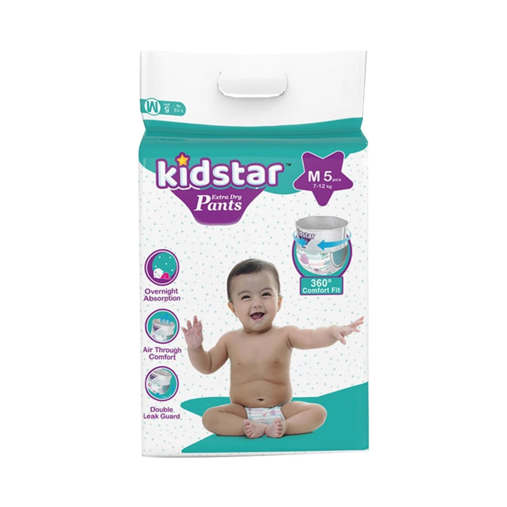 Kidstar Extra Dry Pants M (7-12kg) 5pcs