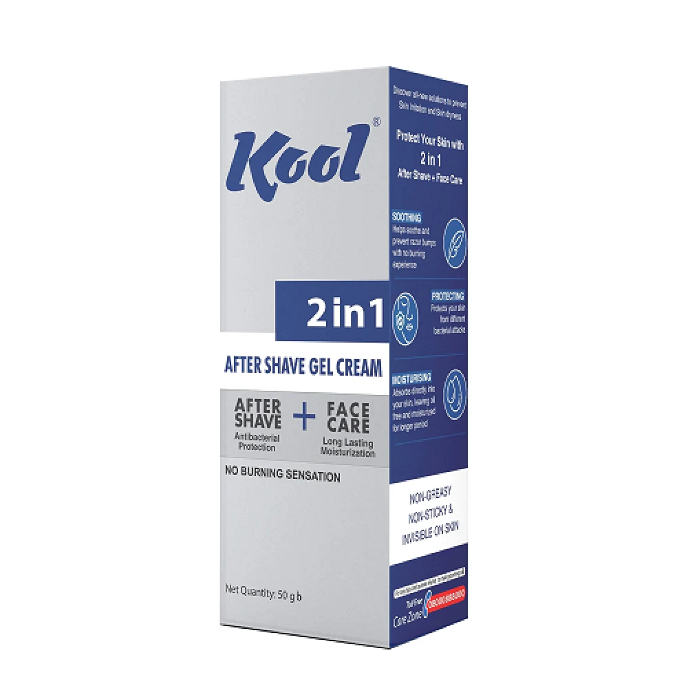 Kool 2in1 After Shave Gel Cream 50g