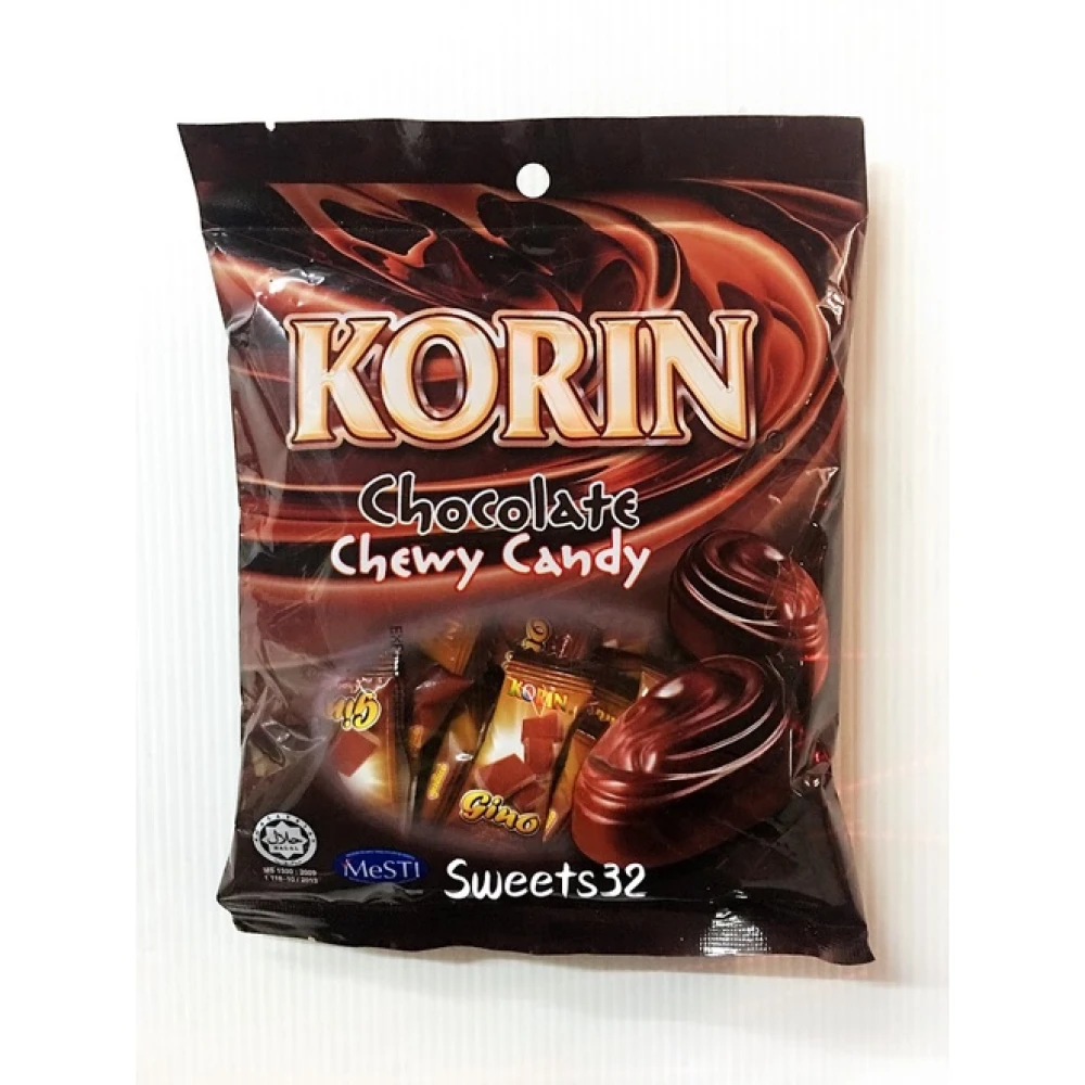 korin chocolate chewy candy 120gm