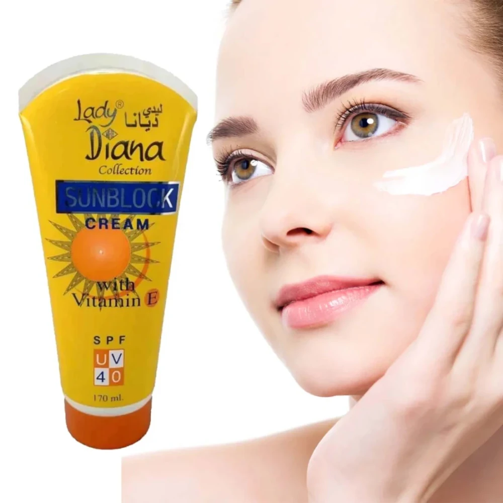 Lady Diana Collection Sunblock Cream SPF40 with Vitamin E - 170ml