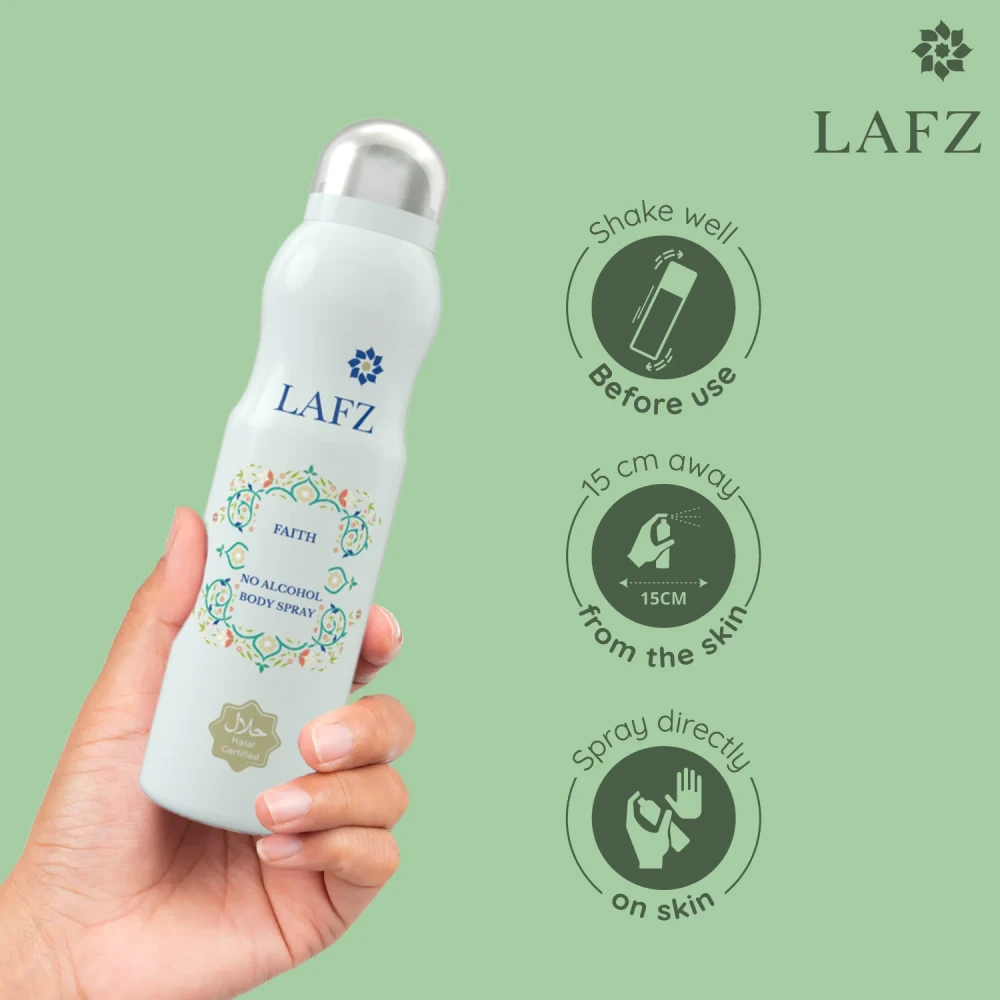 Lafz Faith No Alcohol Perfume 160ml