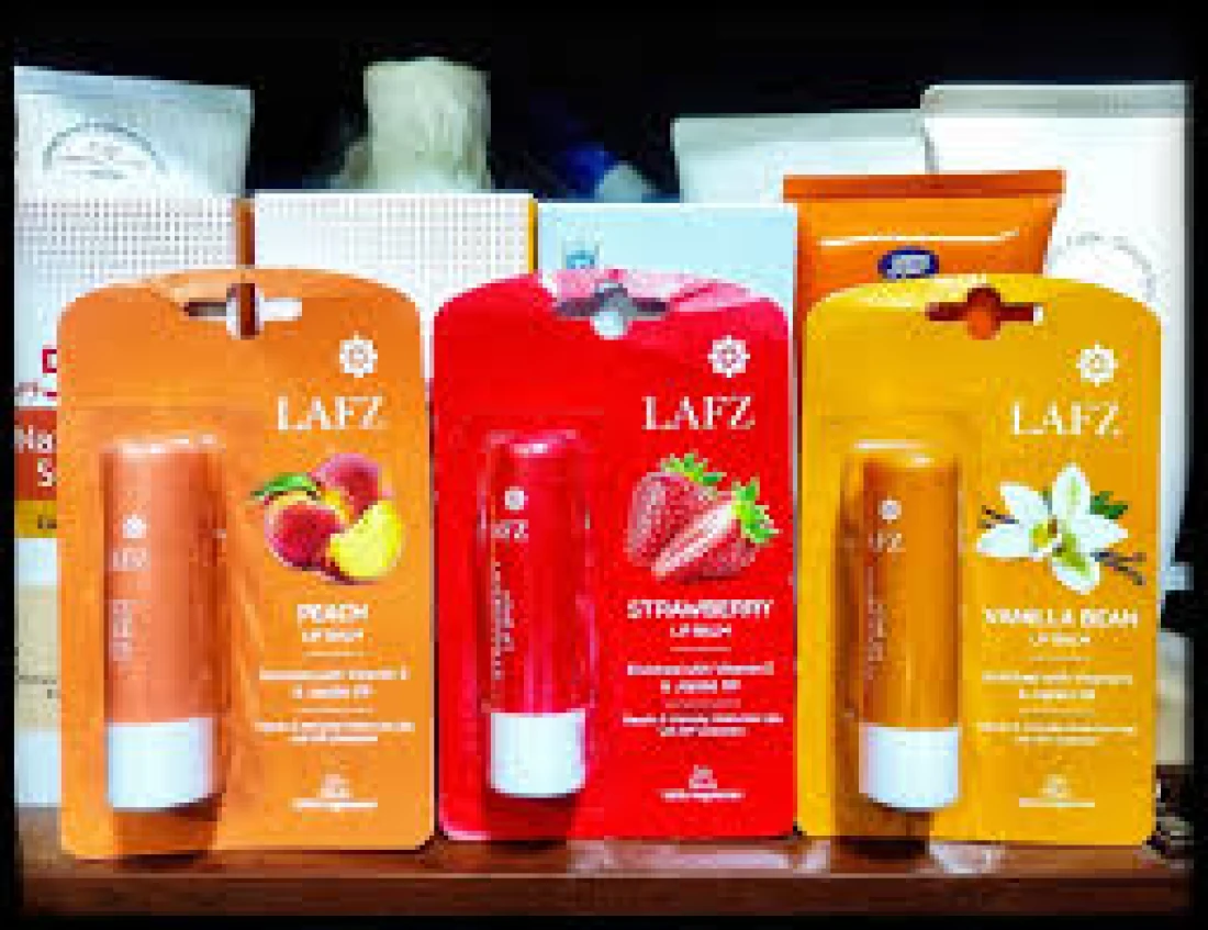 Lafz Peach lip balm