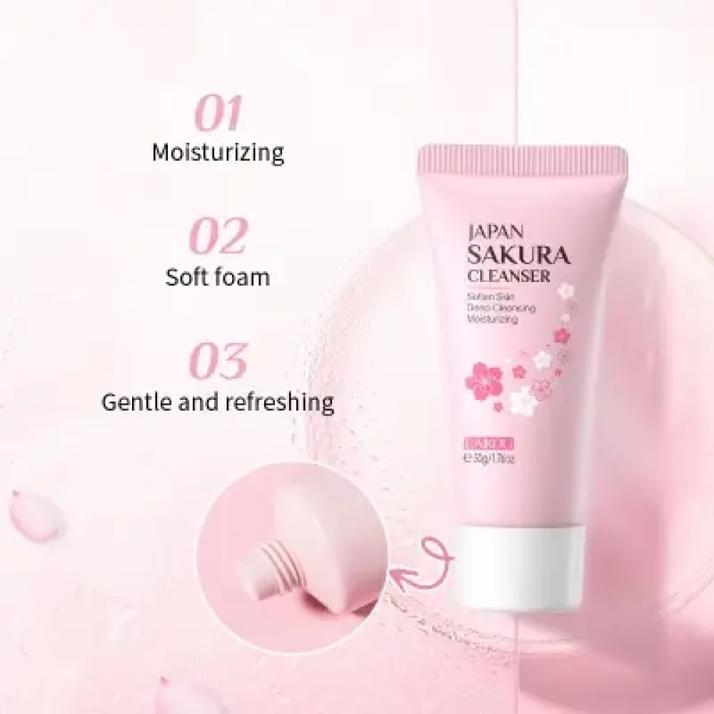 LAIKOU Japan Sakura Face Wash 50g