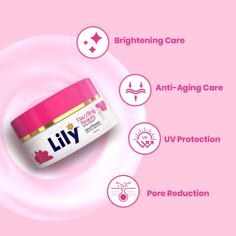 Lily Dazzling Beauty Brightening Skin Cream 50g