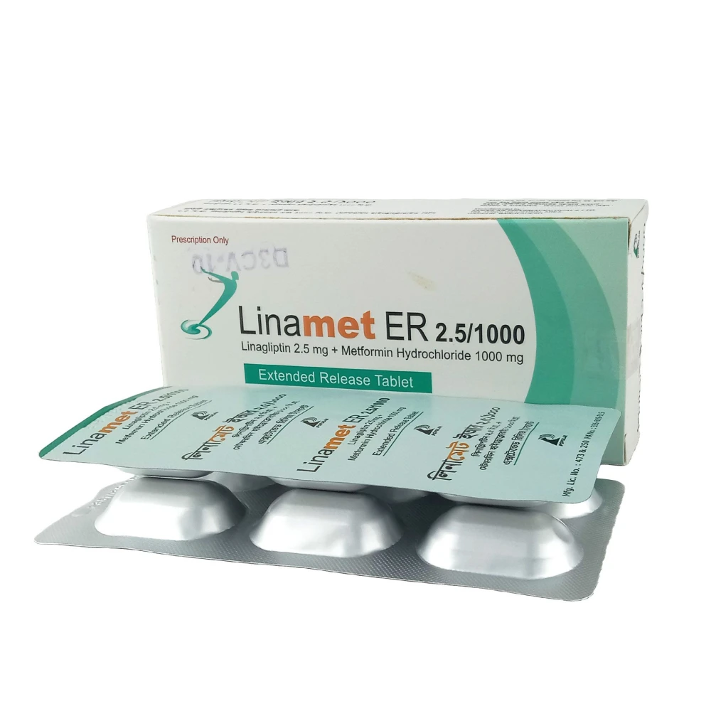 Linamet ER 2.5/1000mg Tablet