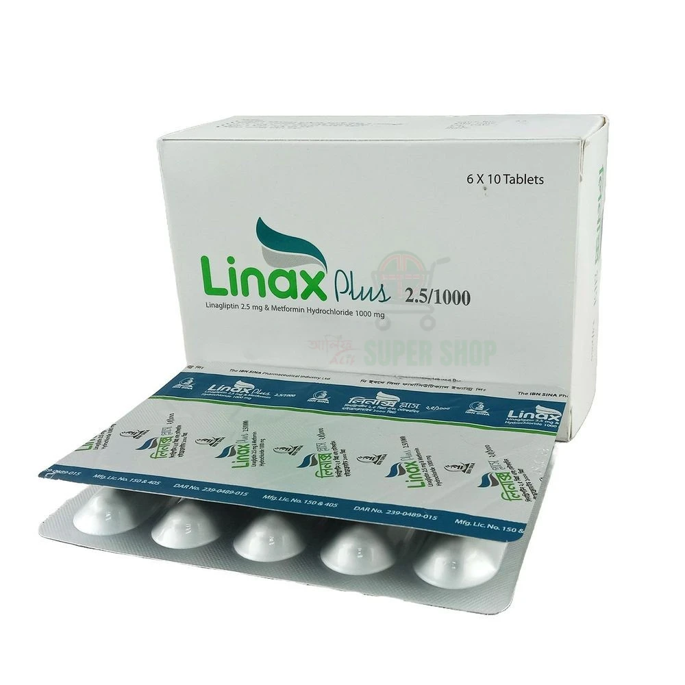 Linax Plus 2.5/1000mg Tablet