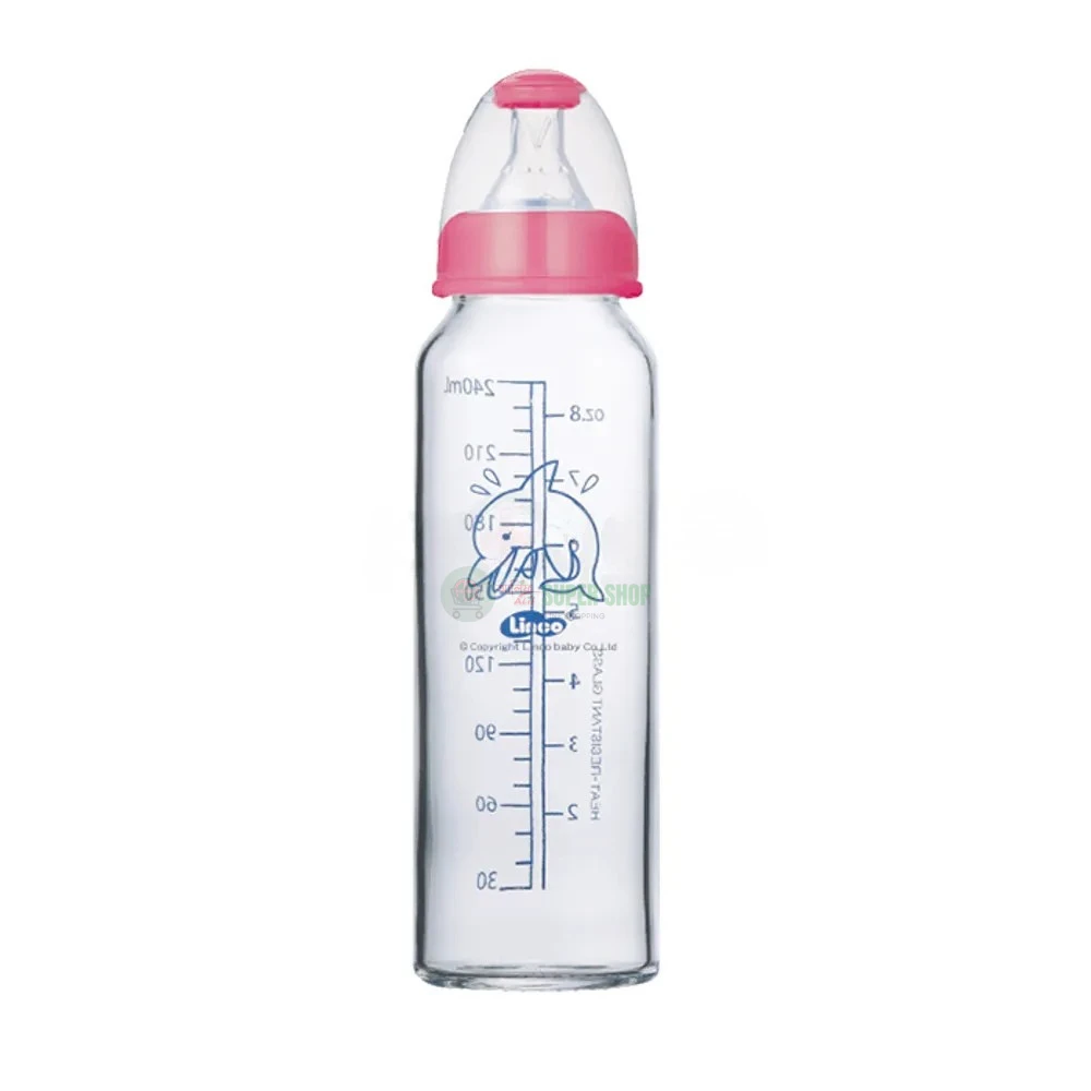 Linco Glass Feeding Bottle 240ml