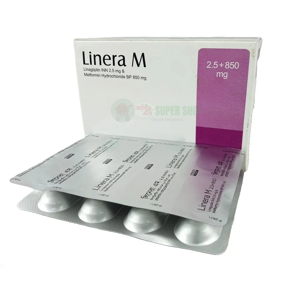 Linera M 2.5/850mg Tablet
