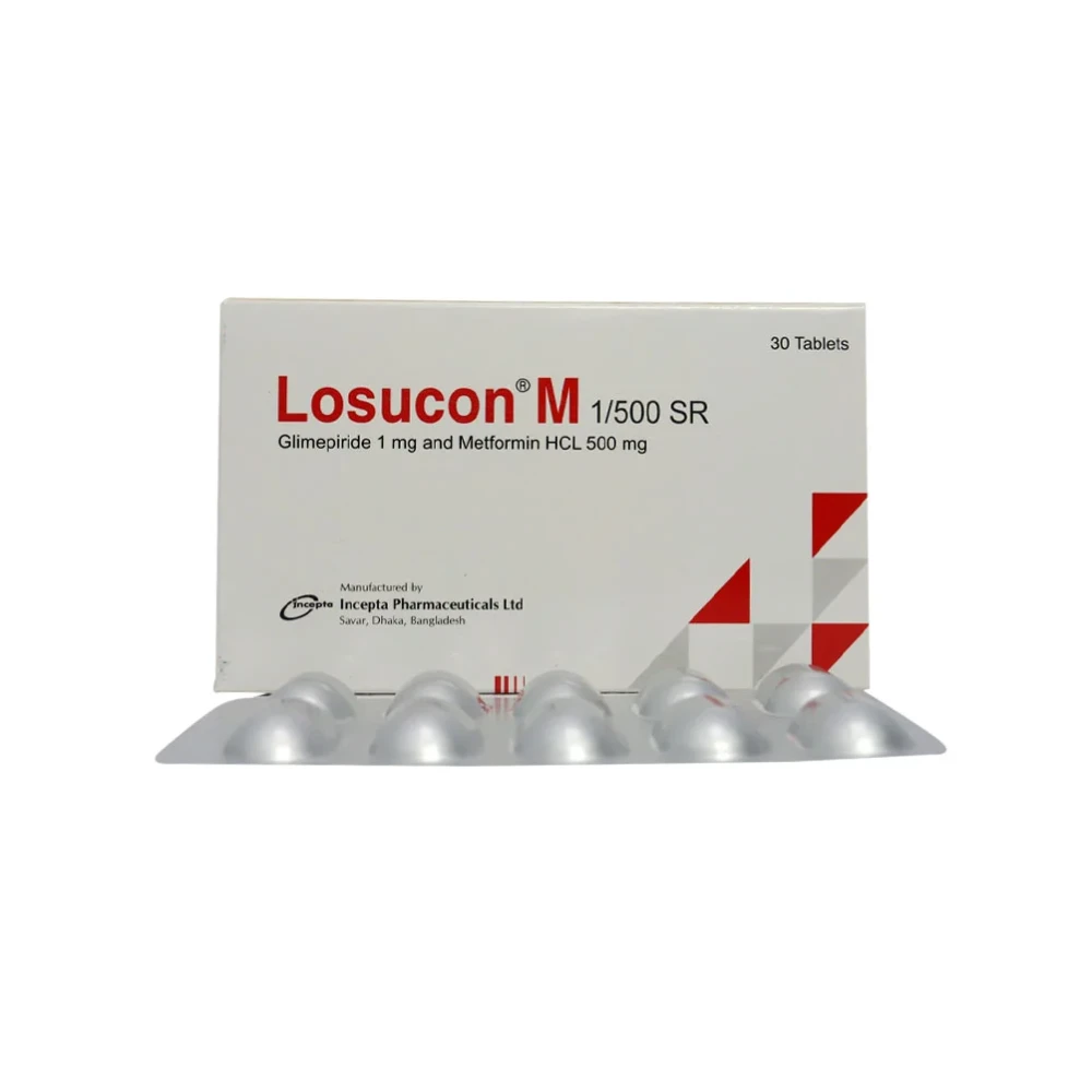 Losucon M 1/500 mg SR Tablet