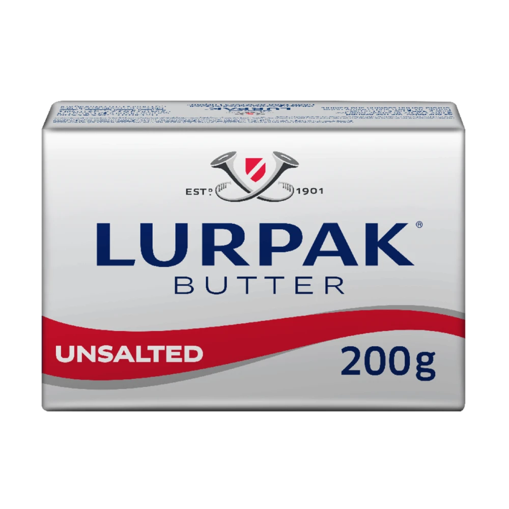 Lurpark Unsalted Butter 200gm