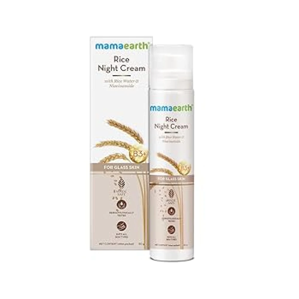 Mamaearth Rice Night Cream 50g