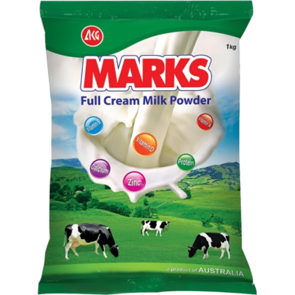 Marks Full Cream Milk Powder Foil Pack 1Kg