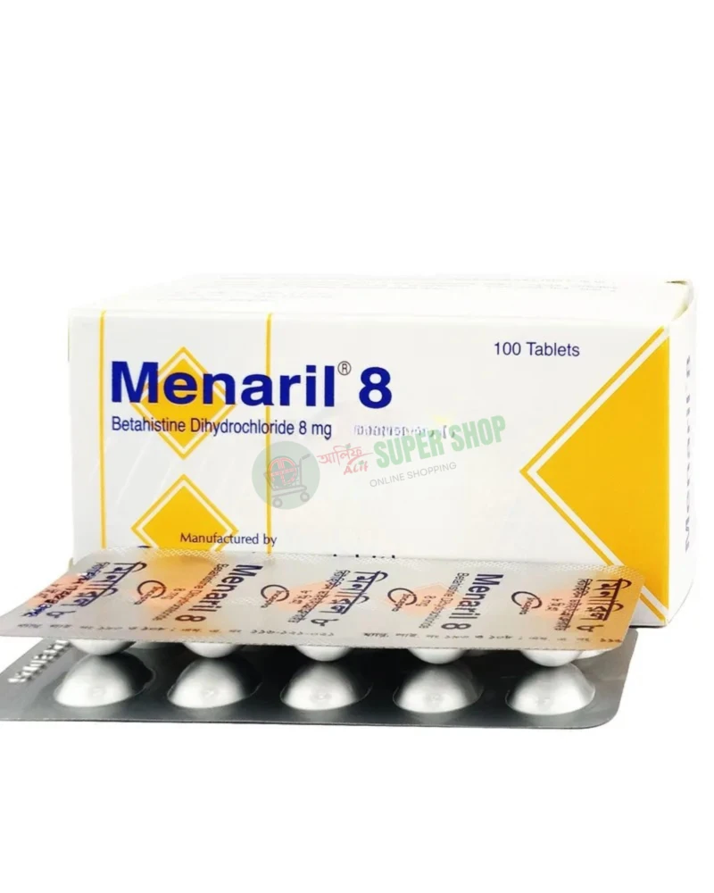 Menaril 8 mg Tablet