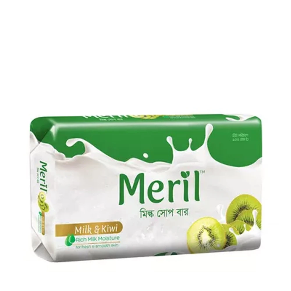 Meril Milk & Kiwi Soap Bar 100g