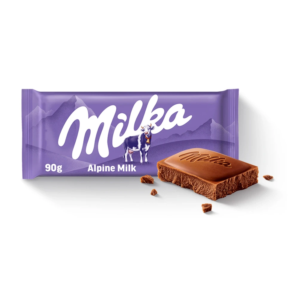 Milka Gusto Intenso Di Cacao Alpine Milk Chocolate 90g