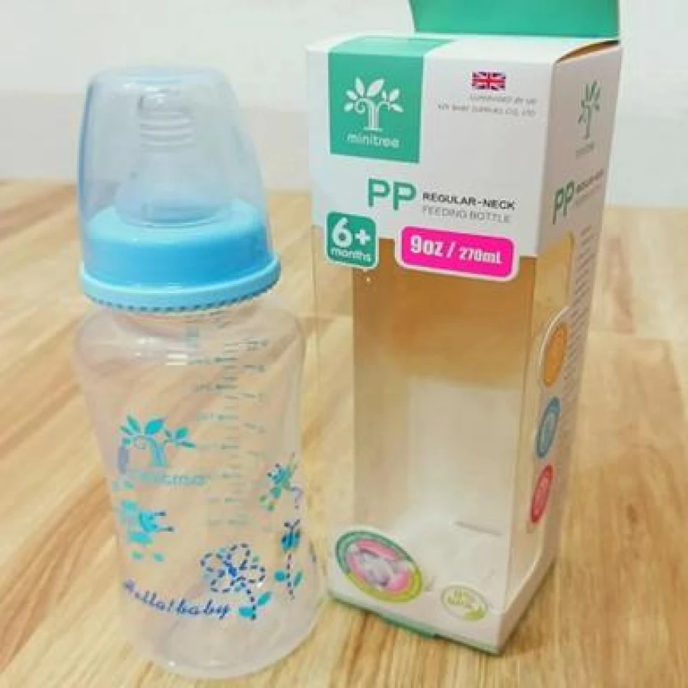 Minitree PP Regular-Neck Feeding Baby Bottle 270ml