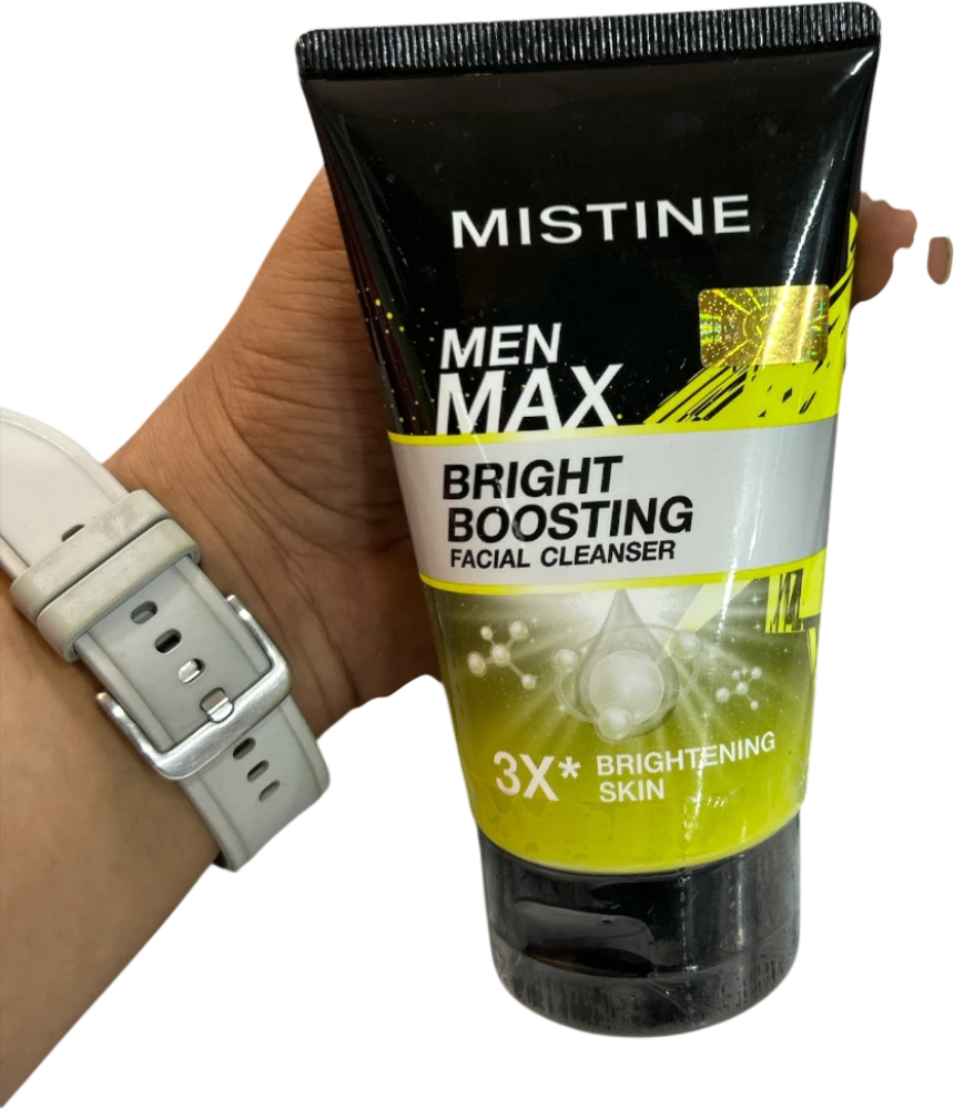 Mistine Men Max Bright Boosting Faclal Cleanser 100ml