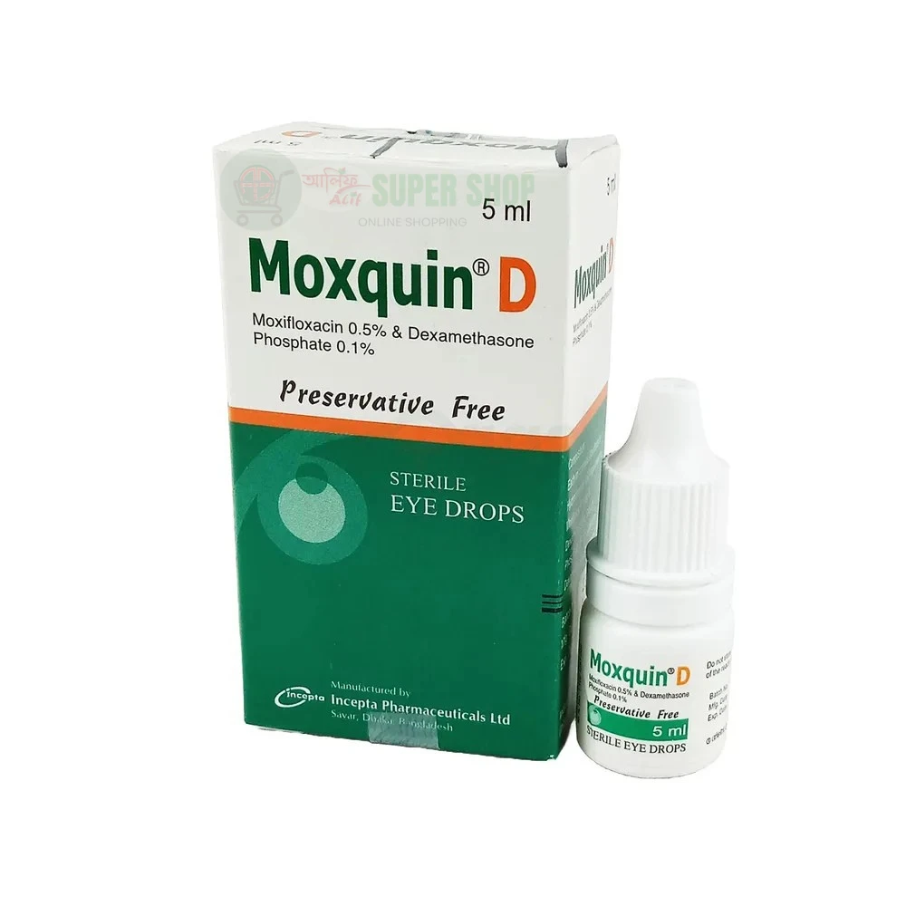Moxquin D 5ml Eye Drop