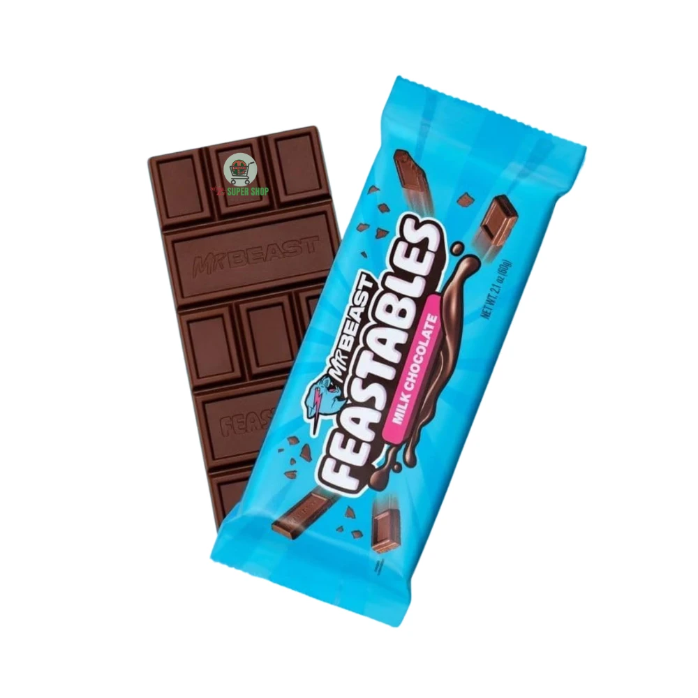 Mr Beast Feastables Milk Chocolate Bar 60gm