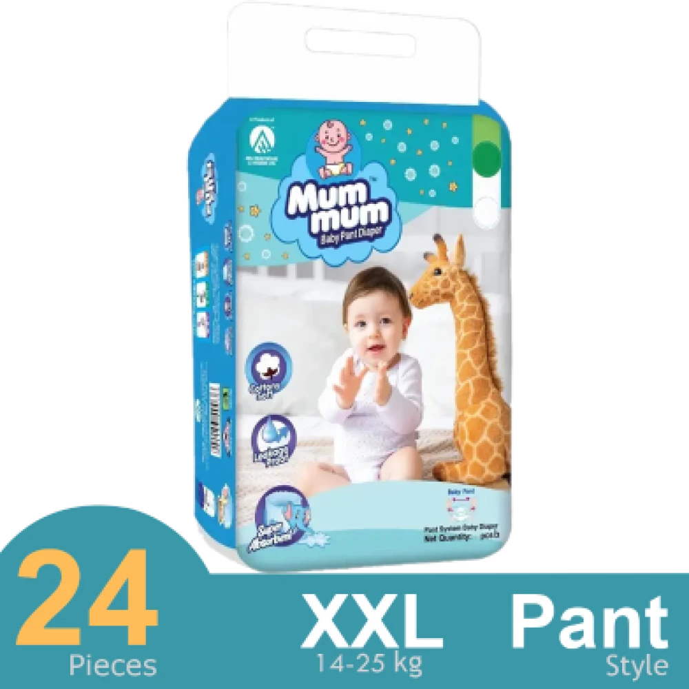 Mum Mum Baby Pant Diaper XXL (14-25kg) 24pcs