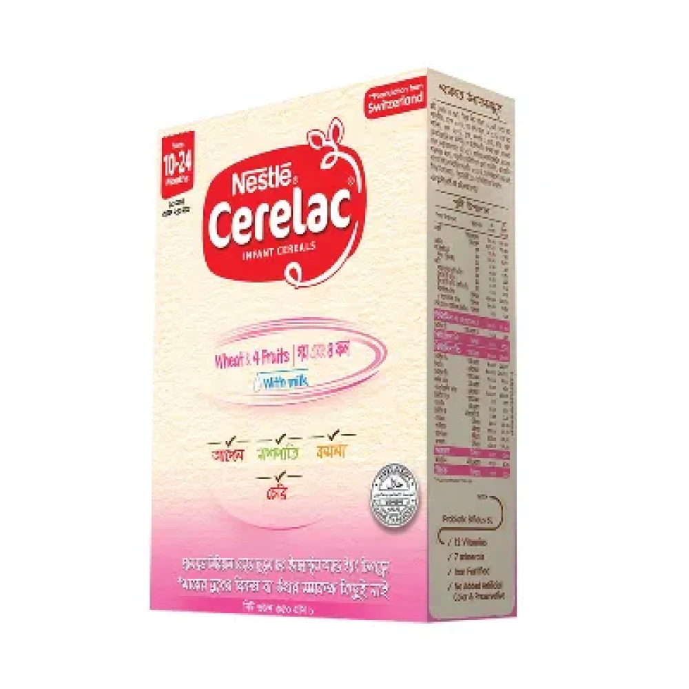 Nestle Cerelac Wheat & 4 Fruits (10-24m) 200g