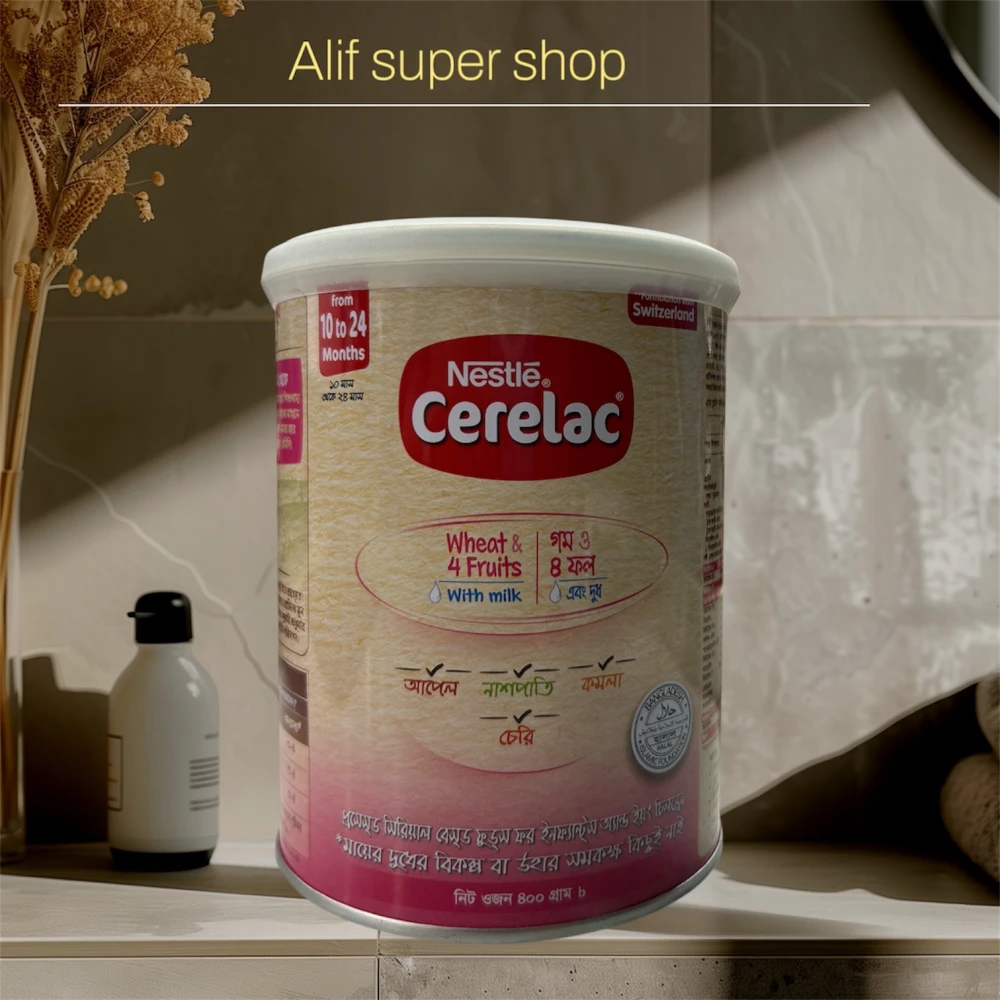 Nestle Cerelac Wheat & 4 Fruits (10-24m) 400g