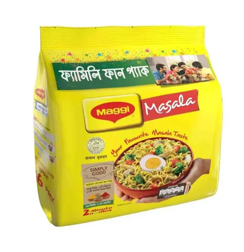 Nestle Maggi Masala Noodles Family Pack 16 pcs