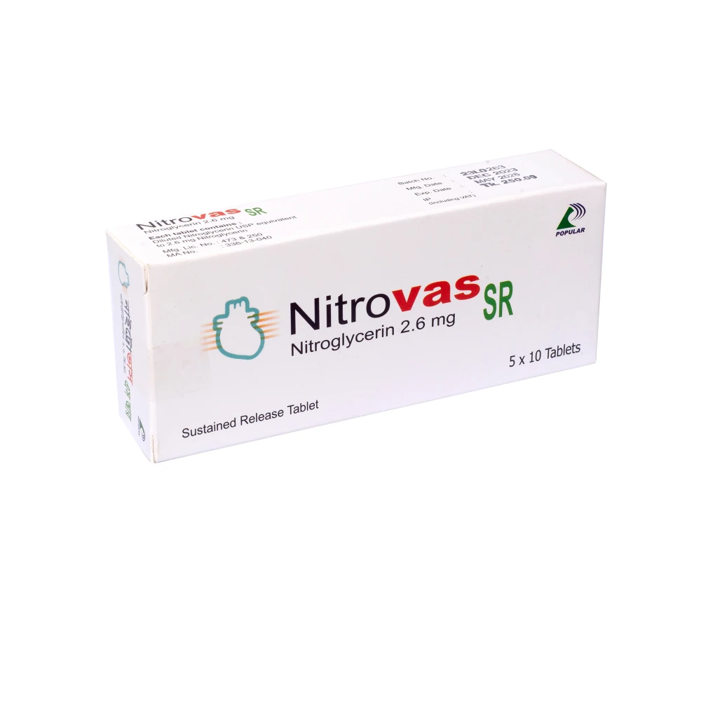 Nitrovas SR Tablet