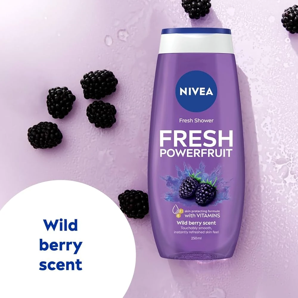 Nivea Fresh Powerfruit Shower Gel 250ml