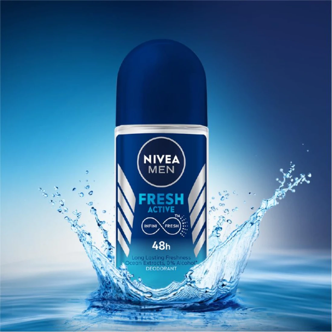 Nivea Men Fresh Active Deodorant Roll On 50ml