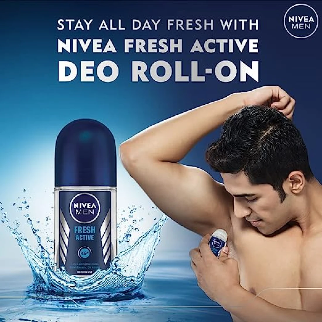Nivea Men Fresh Active Deodorant Roll On 50ml