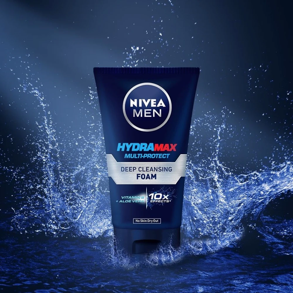 Nivea Men Hydramax Multi-protect Deep Cleansing Foam 100ml