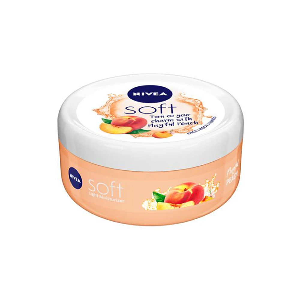 NIVEA Soft Light Moisturizing Cream Playful Peach 100ml