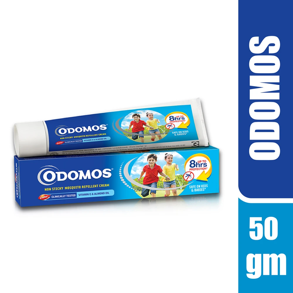 Odomos Non-Sticky Mosquito Repellent Cream 50g
