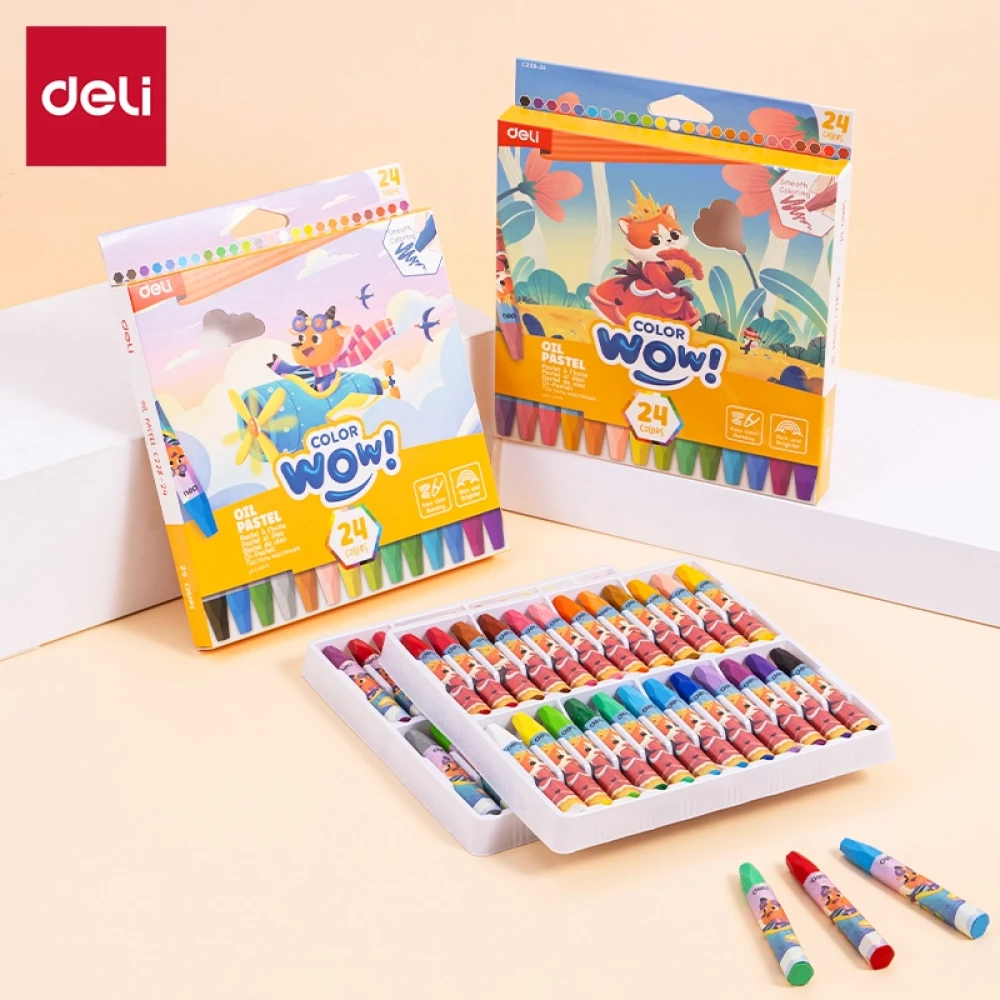 Oil pastels Del ColorWow, 24 colors