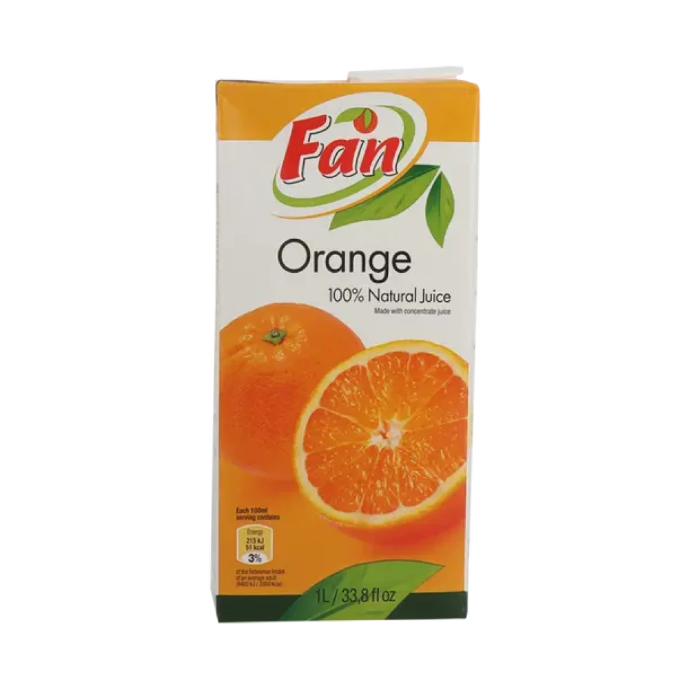 Orange Juice Fan 100% Natural 1L