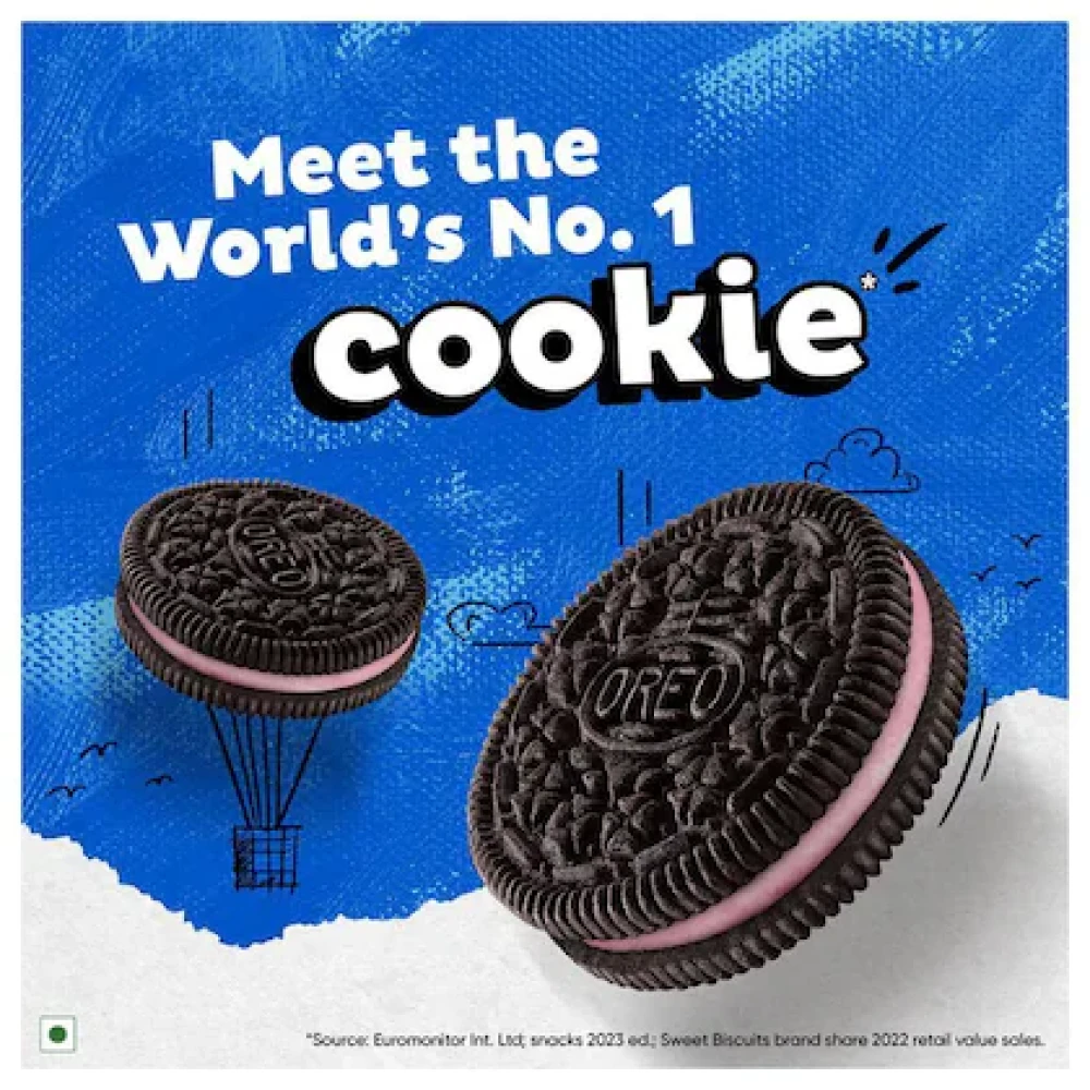 Oreo Strawberry Cream Biscuits 41.75g