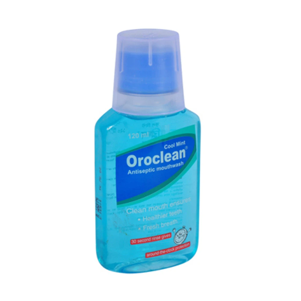 Oroclean Cool Mint Mouthwash 120ml