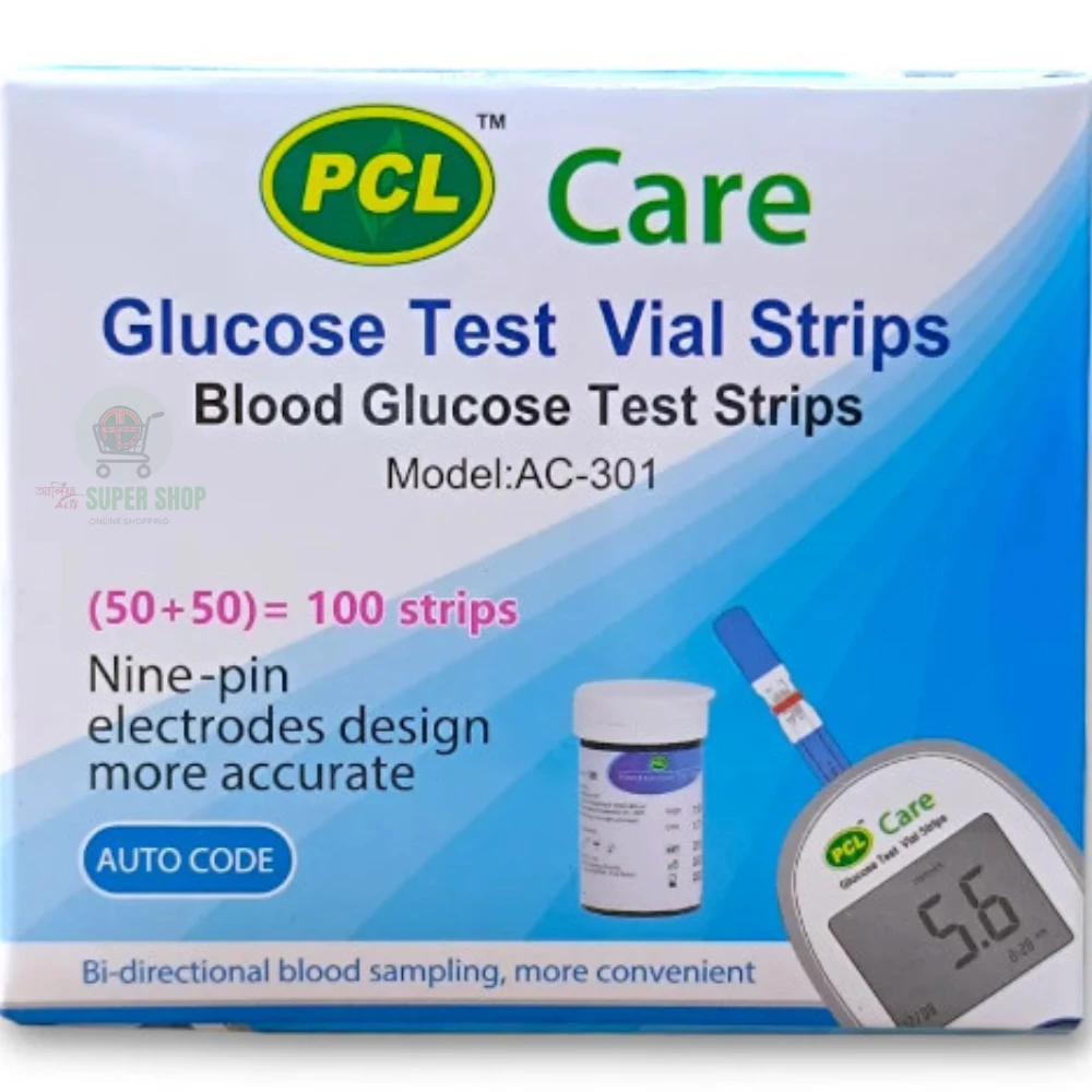 PCL Care Blood Glucose Test 50 Strips