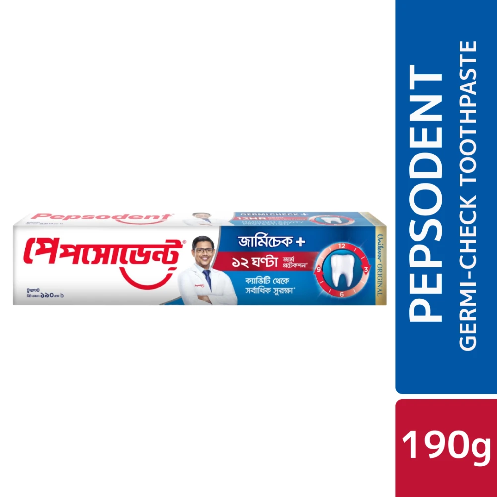 Pepsodent Germi Check Plus Toothpaste 190gm