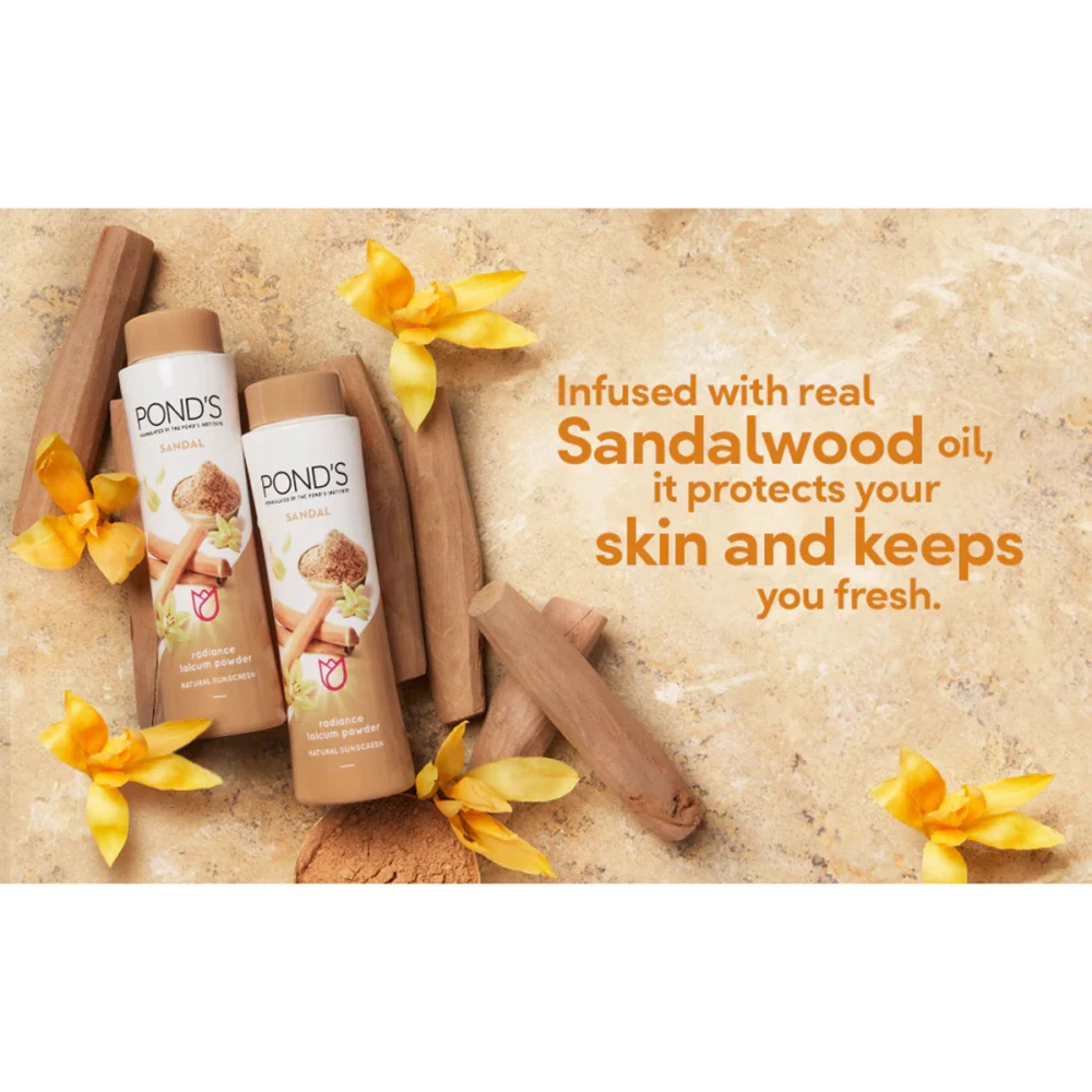 Pond's Sandal Talcum Powder 100gm