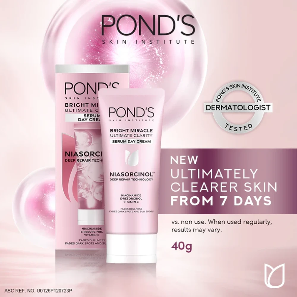 Ponds Bright Miracle Ultimate Clarity Cream Niasorcinol - 40g