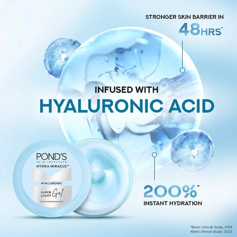 Ponds Super Light Gel With Hyaluronic Acid 50ml