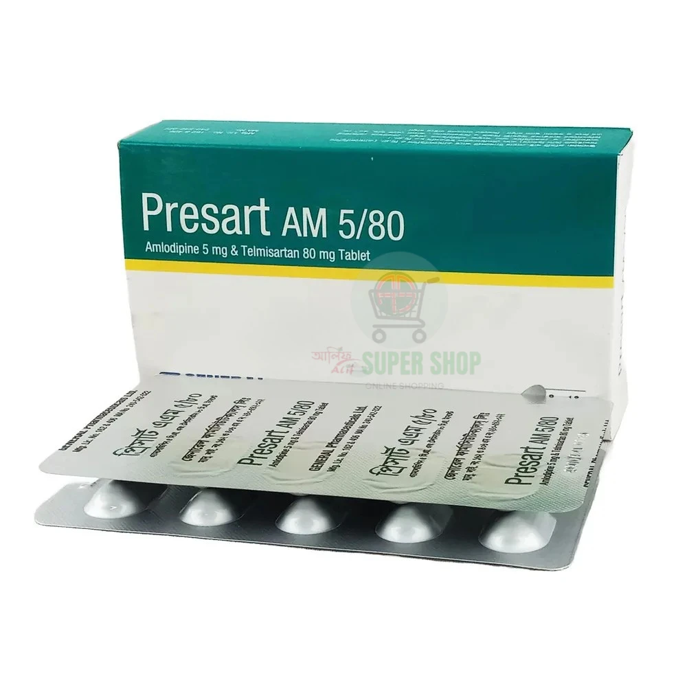 Presart AM 5/80mg Tablet