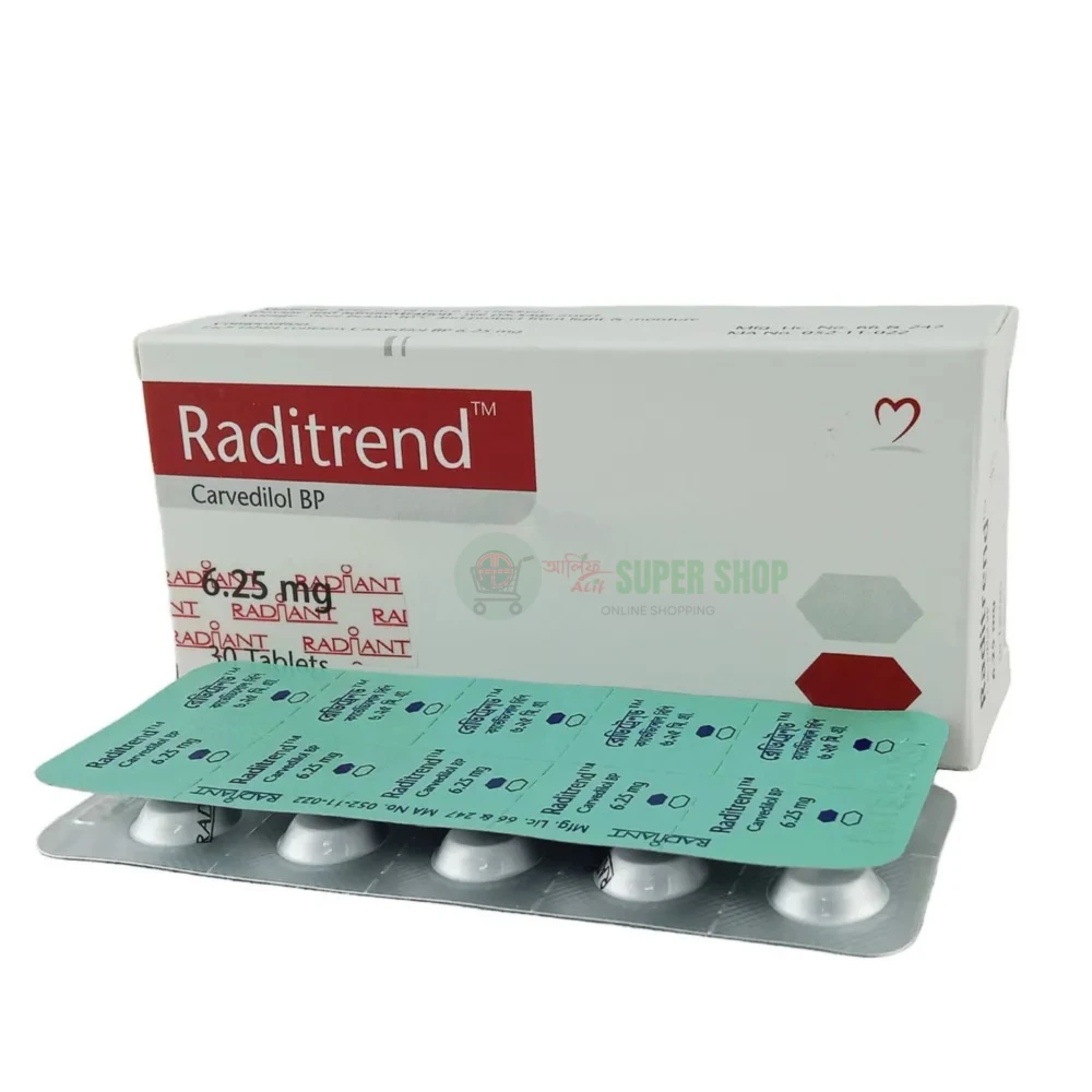 Raditrend 6.25 mg Tablet