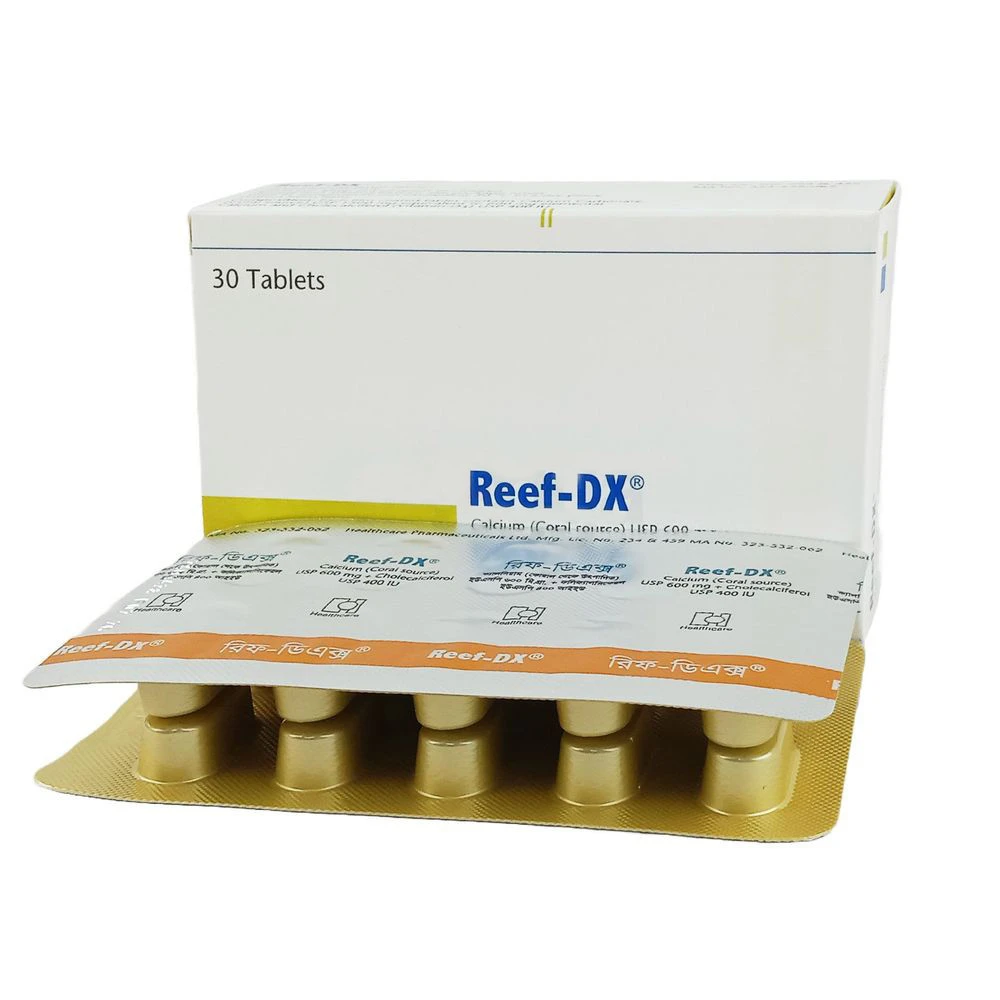 Reef-DX 600 mg+400 IU Tablet