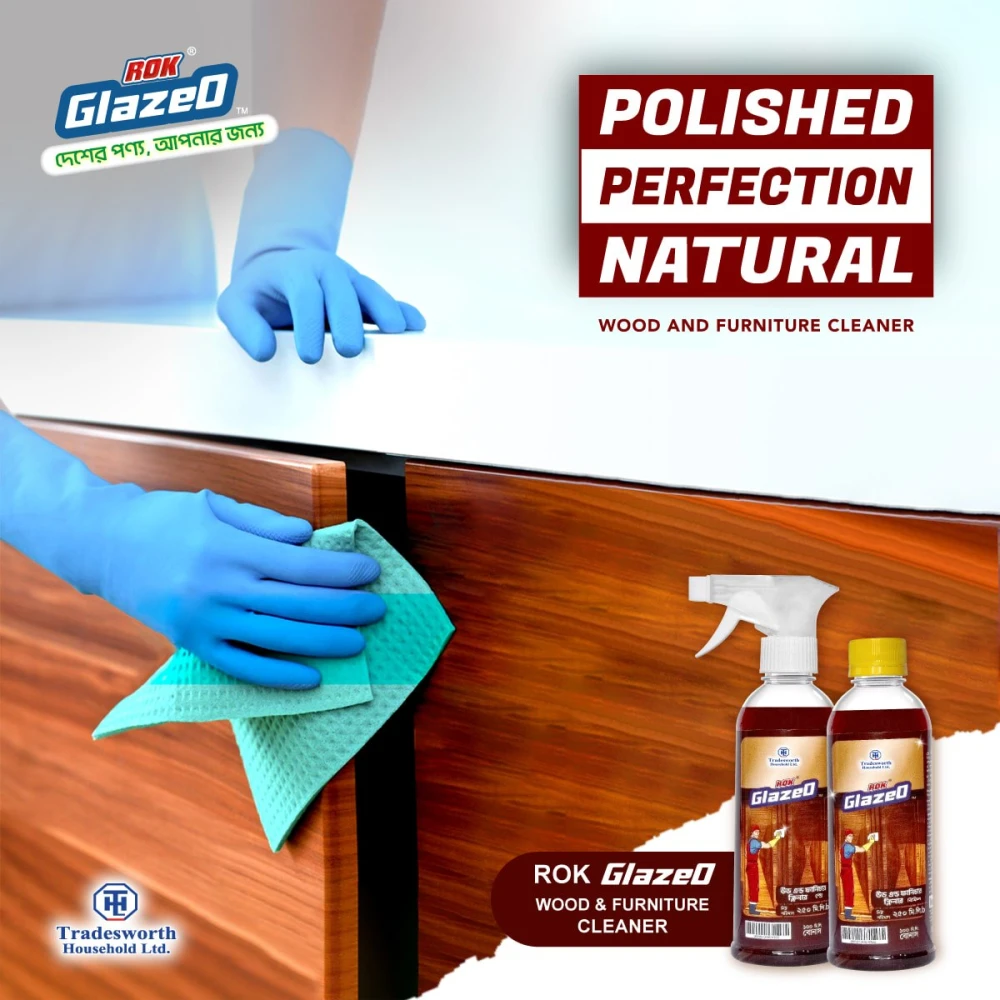 Rok Glazed Wood & Furniture Cleaner 250+100ml