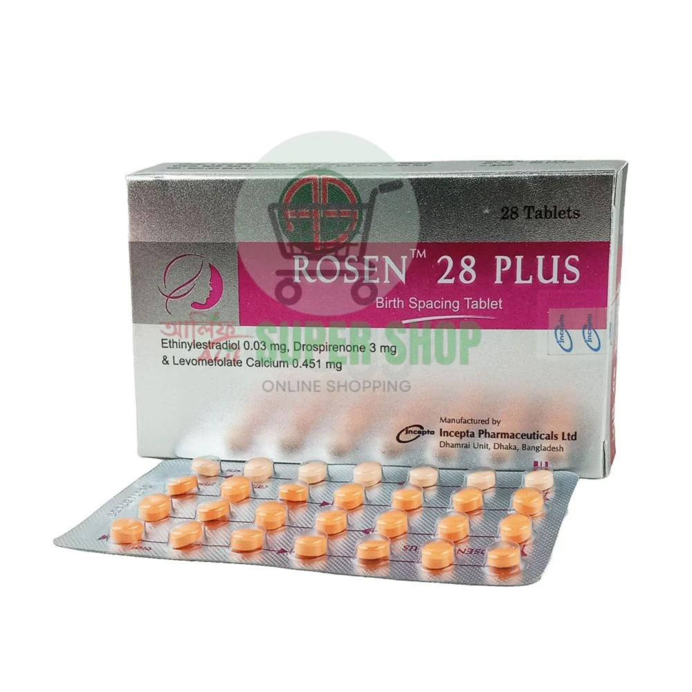 Rosen Plus 28mg Tablet